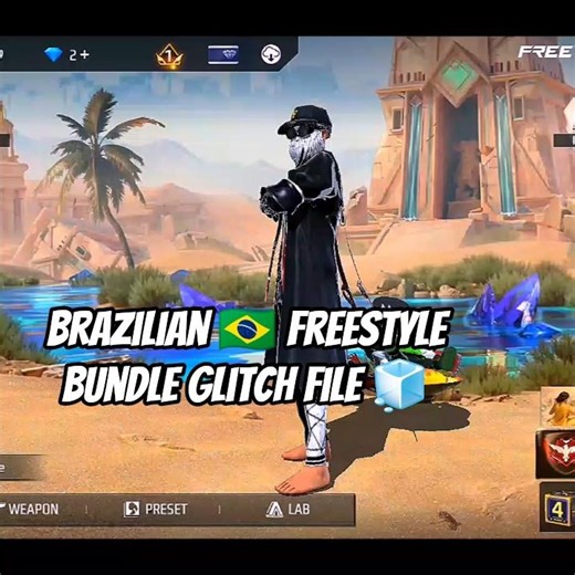 BRAZILIAN 🇧🇷 FREESTYLE BUNDLE 🇧🇷AND FIST SKIN GLITCH FILE 🧊 ALL SERVER 100%WORKING😱💥 FREE FIRE