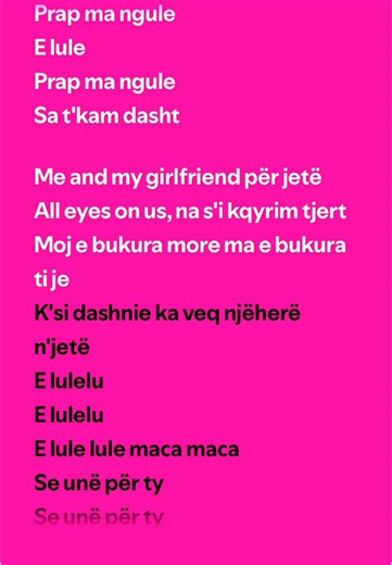 Albanians Songs: Lule Lule by Lum B