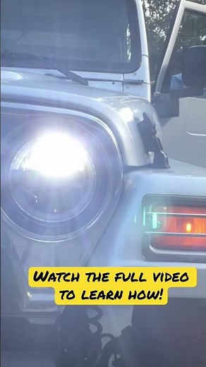 Upgrade Jeep Wrangler Headlights to LED with Halo Daytime Running Lights