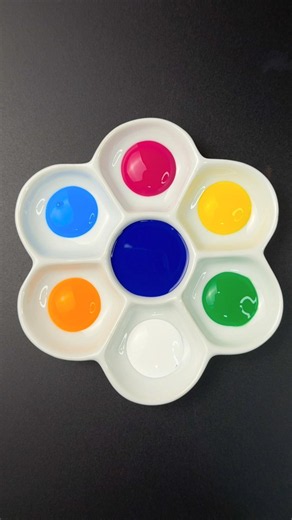 🎨 Dark Blue VS 6 Colors = ? 😳 | Satisfying Color Mixing #colormixing #colorszada #shorts