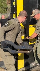 Forcible Entry Friday in action. Get those reps in. Think outside the box. Use the tools you have. One-man. Two man. Switch it up. Where are you weakest? Exploit that. Happy Friday. Breach Ours. Save Theirs. #firstresponders #forcibleentry #calfire #breaching #fireacademy #firefighter #firefighters #correctionsofficer #swat #swatteam #firetraining #breachers #policeacademy #fireman #firefighting #police #policeofficer #sheriff #deputy #halligantool #specwar #halligan #breacherup #swattraining #t