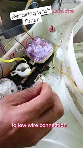 repairing washing machine defective timer