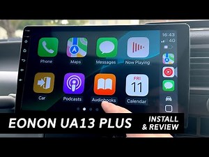 2024 Eonon UA13 Plus install & review - Apple CarPlay Android Auto #T4project (VW T4)