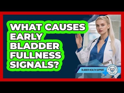 What Causes Early Bladder Fullness Signals? - Bladder Health Support