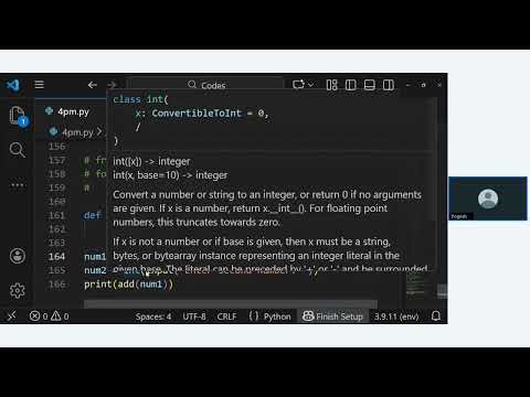 Python 4 PM Batch Parameters & Recursive Function Training : Session 8