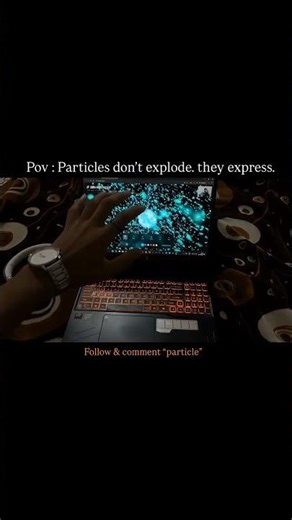 Controlling 10,000 particles with my hands! ✋💻