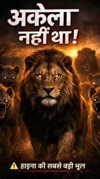 Lion vs Hyenas | Hyenas Made a Fatal Mistake | They Thought the Lion Was Alone 🦁 #scarfacelion