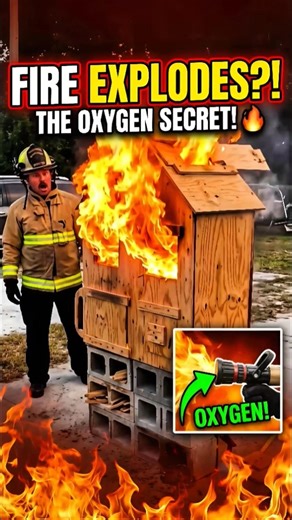 Fire Suddenly Explodes?! The Oxygen Secret🔥 #shorts #fire #vigyanregenerate
