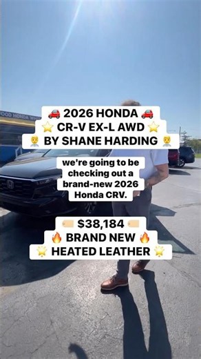 Shane Harding presents a Brand New 2026 Honda CR-V EX-L.