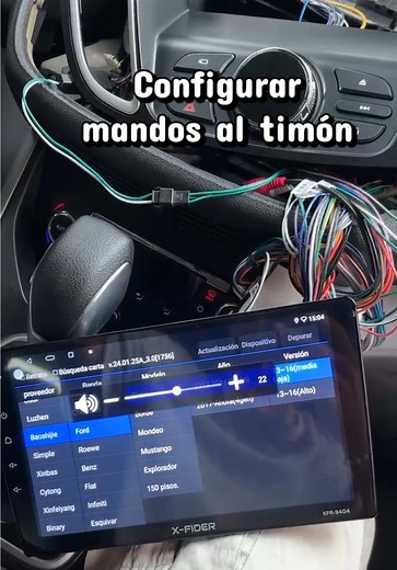 Configurar Mandos al Timón en Radio Android