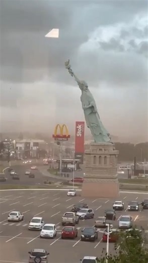 kenyaleo.media on Instagram: "Lady Liberty Topples: Strong Winds Cause Statue Replica to Collapse in Guaíba, Brazil #trendingnow #nairobi #kenya #trending #viral #facebookreels #instadaily #followers #fypシ゚"