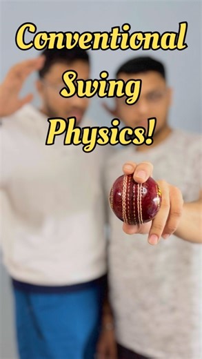 Un-Silly Point on Instagram: "First Ball Swing Physics — Explained 🏏 Bhuvi ki first ball sirf magic nahi hoti. Uske piche airflow, seam aur pressure difference ka pure science hai! Swing sirf rough-shiny side ki wajah se nhi hoti 💭 👉 Inswing & Outswing 👉 Reverse Swing Next reels me — Follow kar lo! [swing bowling physics] [new ball swing explained] [cricket swing science] #swingbowling #cricketreels #cricketknowledge #fastbowling #indiancricket"