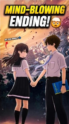 Not Real World?! 🌀 HELLO WORLD Anime Movie Mind-Blowing Twist! #anime #shorts