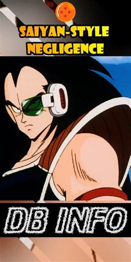 [DBZ] Raditz also possesses the typical Saiyan casual carelessness. #anime #dragonball #dragonballz