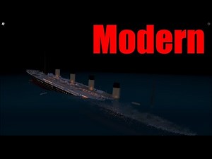 Roblox Titanic Sinking Time-Lapse (Modern Sinking) 420th video