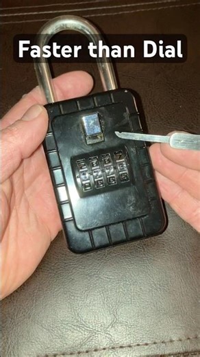 Lock Box Easy Bypass, no combo required. #lockpicking #locksport #howto #shorts #covert #locksafety