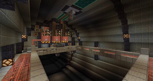 【マイクラ】新大型飛行船　進捗８ボイラー室を改良。メインの機構がほぼ完成したので他の部分も作ります。#Minecraft #MOD #CreateAeronautics