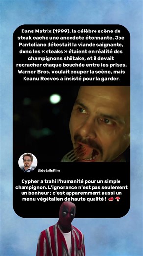 Cette Scène Iconique du Steak a Failli Être Coupée 💀 | The Matrix (1999)