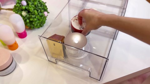 Sorbus Large Clear Stackable Storage Drawers – 2-Pack Plastic Organizer Bins with Handles – Stackable Pull-Out Storage Drawers for Closet, Pantry, Office, Bathroom, Craft, and Toy Organization