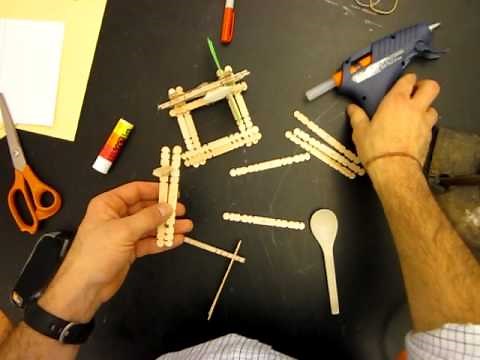 How to build a tabletop catapult