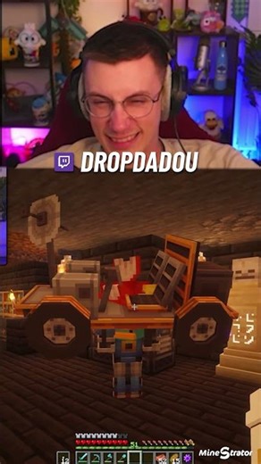Il SOULEVE une VOITURE sur TEMPOCRAFT 😭 #minecraft #minecraftfr #tempocraft #minecraftshorts