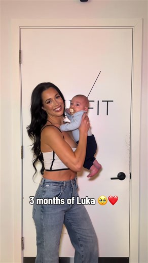 3 months of Luka 🥹… and a year long commitment to filming this TikTok! You are so loved little guy ❤️ #pregnancy #bumpdate #pregnancy #babybump #bumpprogression