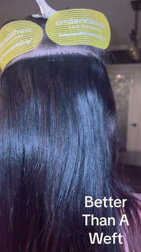 Ladies, I’m so excited to announce that I am now certified in Cinderella Hair. This new technique is very innovative. It’s called better than a weft. The installation is much faster, cleaner, and easier to maintain. I can’t wait to share this technique with my hair extension clients. When I say I’ve never been more excited about an extension application, that’s no joke!! This technique is only two months old. I am among some of the first to offer this service. Cinderella Hair has been around for