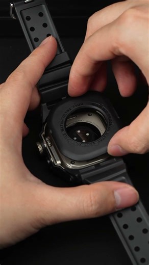 After install: Why didn’t I buy this sooner? ⏳ #applewatchband #watchband #tech #applewatch