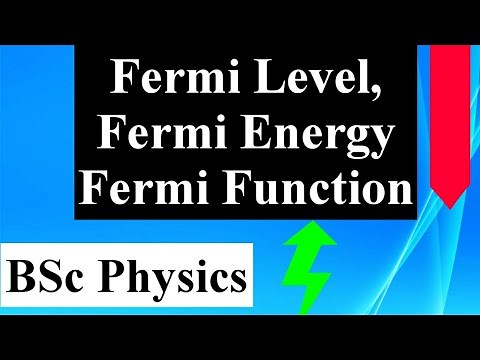 🔴Fermi Energy, Fermi Level and Fermi Function |Concepts |[ BSc Physics]