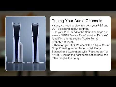 PS5 Audio Delay (Lip Sync Issue) on LG TV – Fix
