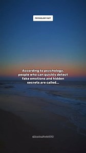 59K views · 1.2K reactions | Did you know? According to psychology, people who can quickly detect fake emotions and hidden secrets are called intuitive or empath. Their ability to sense when someone is pretending can sometimes lead to surprisingly accurate predictions. #PsychologyFacts #Empath #Intuition #HumanBehavior #MindPower #RandomFacts #KnowledgeIsPower | Random Facts | Facebook