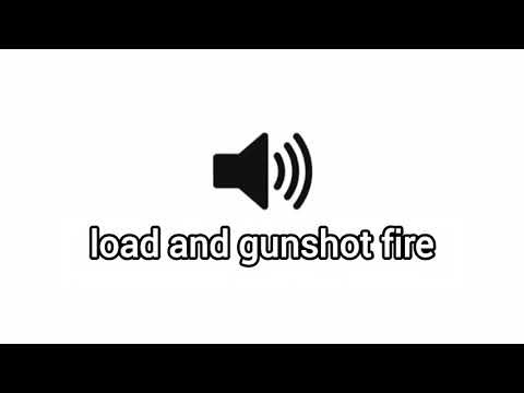 load and gunshot fire viral meme sound effect