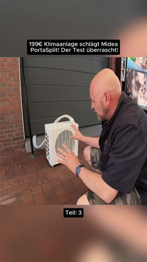 199€ Klimaanlage schlägt Midea PortaSplit! Der Test überrascht! #photovoltaik #selbstexperiment #klimaanlage #produkttest #technik