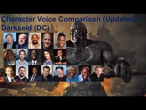 CHARACTER VOICE COMPARISON (UPDATED) - DARKSEID (DC)