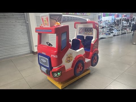 Falgas Fire Truck Contactless Operated Kiddie ride