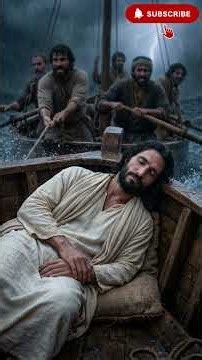 JESUS CALMS THE STORM — MARK 435–41#JesusCalmsTheStorm #Mark4#Jesus#Bible#Faith#Christianity#BibleSt