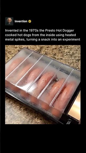 This 1970s kitchen gadget cooked hot dogs from the inside 🌭 #shorts
