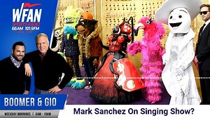 Gio's reality TV obsession lef to a weigh in on Mark Sanchez's masked singing...and as an aside, how cool of a band name would Baby Alien Butt Fumble be? | WFAN Sports Radio