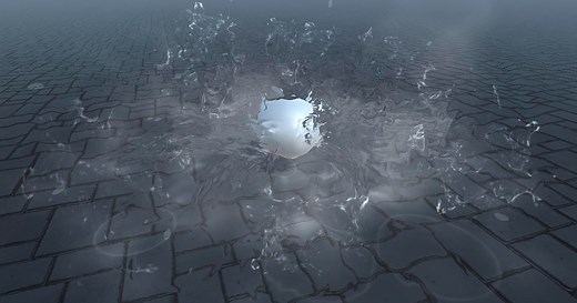 Realistic water splash | Environment | Unity Asset Store