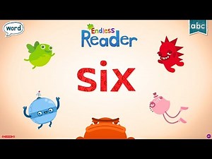 Endless Reader ABC | Meet the Word 'SIX' | Dive into Sight Words | Beginner's English Made Simple