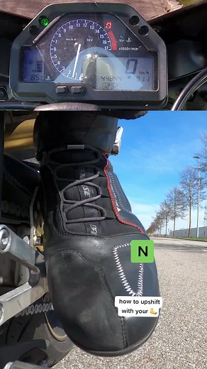 how to ⬆️upshift⬆️ with your 🦶 #moto #shifting #gear #fast #jdm #gintology