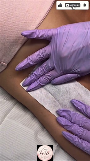 Satisfying Underarm Waxing Experience #waxing #asmr #satisfying