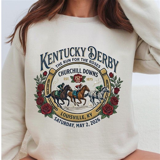 Run for the Roses T-shirt, Kentucky Derby 2026 Apparel, Vintage Horse Racing Shirt, Equestrian Tee, Louisville Horse Race Fan - Etsy