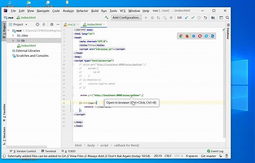 24.vue axios 发送get请求