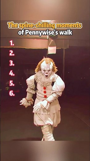 The spine-chilling moments of Pennywise's walk!#ITWelcomeToDerry#it#ChrisChalk#Pennywise #PennyShu