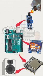 Detecting Fire with Arduino using DFPlayer Mini #electronics #engineering #technology #diy #arduinotutorial #electronicprojects #electronique | Upload Ideas with Itamar