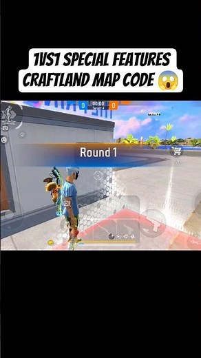 Free Fire 1vs1 Special Features Craftland Map Code 😱 #freefire #craftland #viralshort
