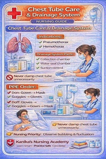 CHEST TUBE CARE & DRAINAGE SYSTEM