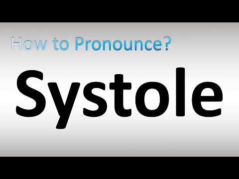 How to Pronounce Systole