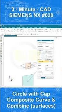 3MC - Siemens NX - #020 - Basic Surfaces - Composite Curve & Combine (surfaces)